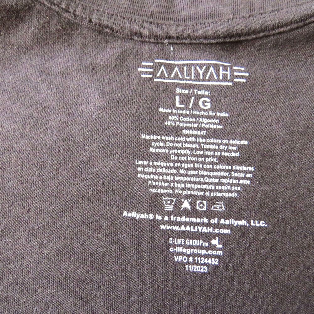 Aaliyah Women's 1996 More Than a Woman T shirt Large EUC - Picture 6 of 6